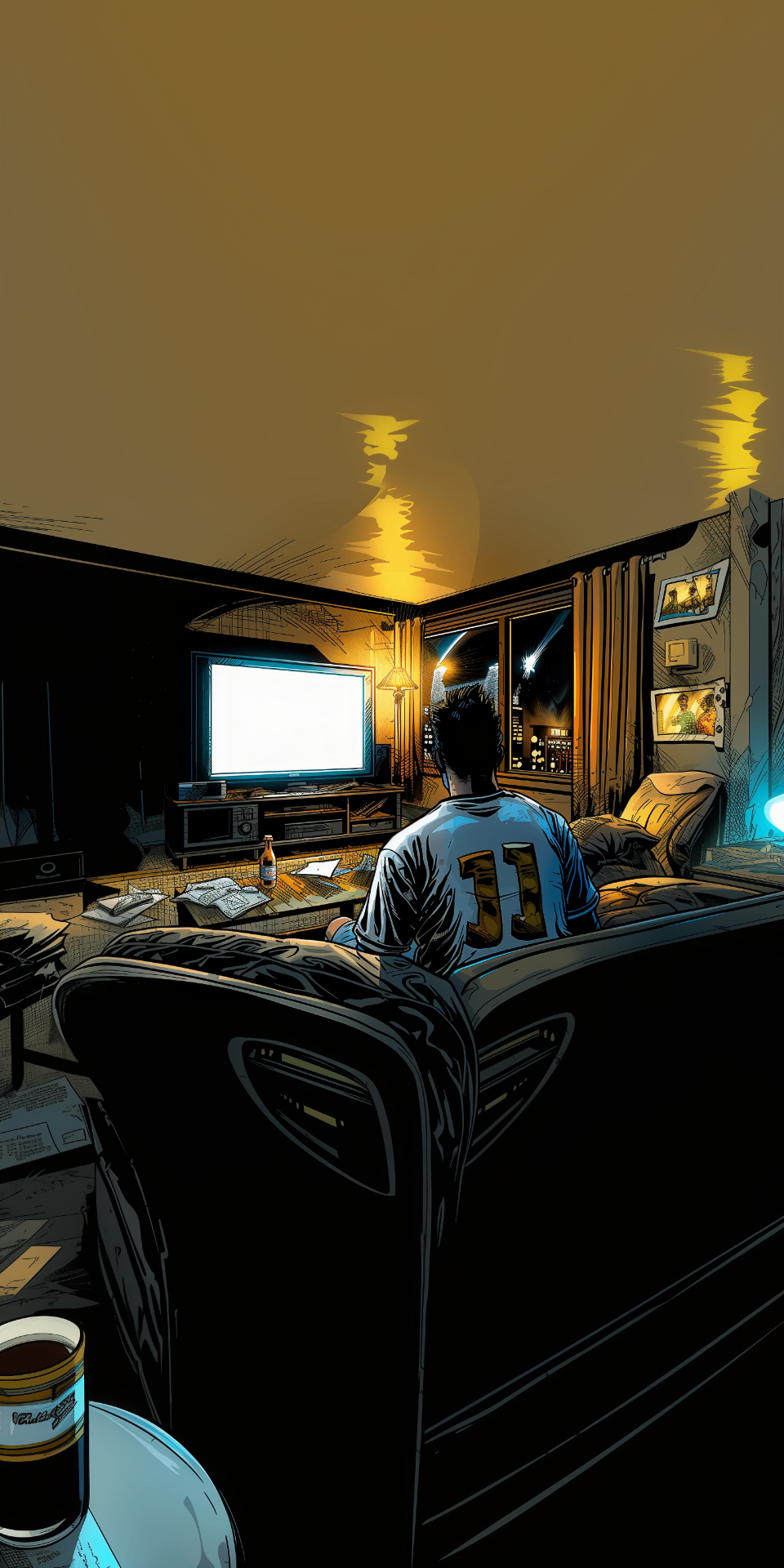 Viewer at home watching a premium stream, the end of the distribution chain Vestigit protects.